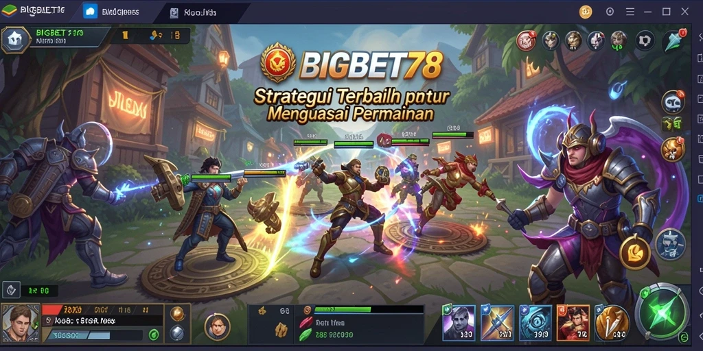 Tampilan gameplay intens dari BIGBET78 dengan strategi yang menarik.