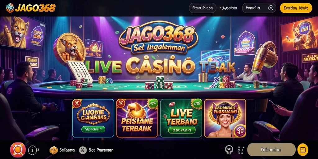 Gameplay seru dengan dealer langsung di JAGO368.