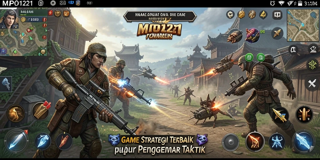 Tampilan gameplay menarik dari MPO1221 yang menampilkan taktik dan strategi.