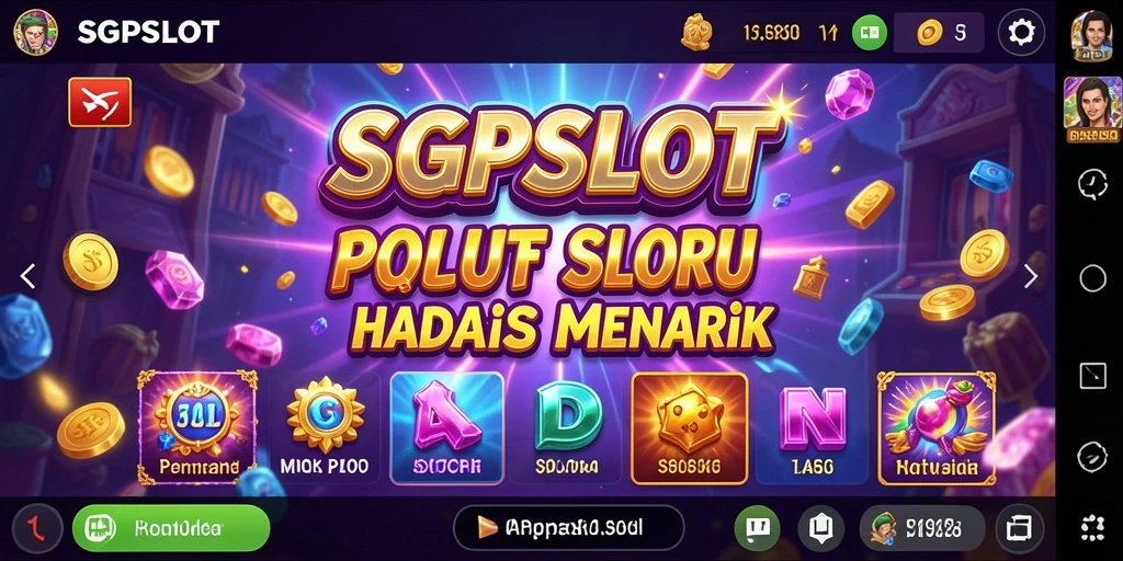 Tampilan menarik dari gameplay SGPSLOT yang menggugah selera bermain.