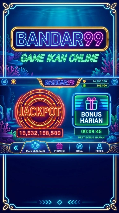 Tampilan antarmuka bandar99 yang menarik dan mudah digunakan.